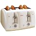 Sunbeam 3823-100 4-Slice Wide Slot Toaster, White