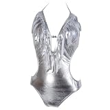 Plunge Monokini Silver