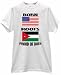 BORN AMERICA USA ROOTS IN HASHEMITE KINGDOM OF JORDAN COUNTRY NATION PRIDE FLAG T SHIRT