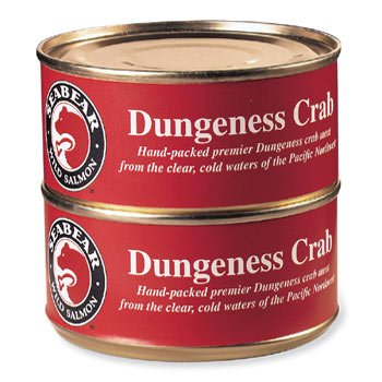 SeaBear Canned Dungeness Crab 2-can Set