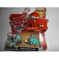 Disney Pixar Cars Toon Orderly Pittys #1 AND #2