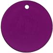 EMF Tesla Purple Energy Plates - Round Large Pendant