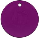 EMF Tesla Purple Energy Plates - Round Large Pendant