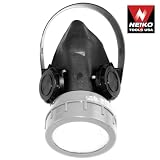 Interchangeable Safety Respirator - Single Cartridge - Bonus Pack with Anti-Spray Paint Cartridge
