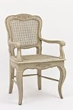 French Country Cane Arm Chair