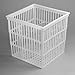 Bel-Art Products F18739-0000 Polypropylene Scienceware Test Tube Basket with Lid, 9" x 9" x 9" Size