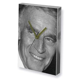 CHARLTON HESTON - Canvas Clock (A5 - Signed by the Artist) #js002