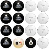 Colorado Rockies 1-TEAM BILLIARDS/POOL TABLE BALL SET (9)