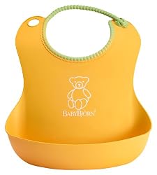 BABYBJ&Ouml;RN Soft Bib - Yellow