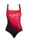 Roxanne Mulberry One-Piece Bathing Suit w/Gold