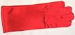 Nine Inch Shiny Red Color Spandex Opera Gloves for Wedding Communion and Prom