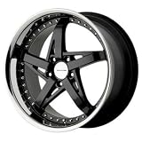 KMC KM187 19x10 Black Wheel Rim 5x120 with a 35mm Offset and a 74.10 Hub Bore.... by KMC