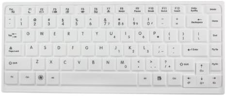 Silicone Keyboard Protector Case Cover Skin for Lenovo IdeaPad U350 U450 Y650 E45 V360 US Layout Laptop White