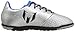adidas Performance Kids' Messi 16.3 Turf Soccer Cleats, Silver Metallic/Black/Shock Blue, 4 M US Big Kid