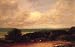 Acrylic Fridge Magnet Constable Landscape ploughing scene in Suffolk