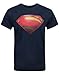 Official Superman Man of Steel Textured Men's T-Shirt