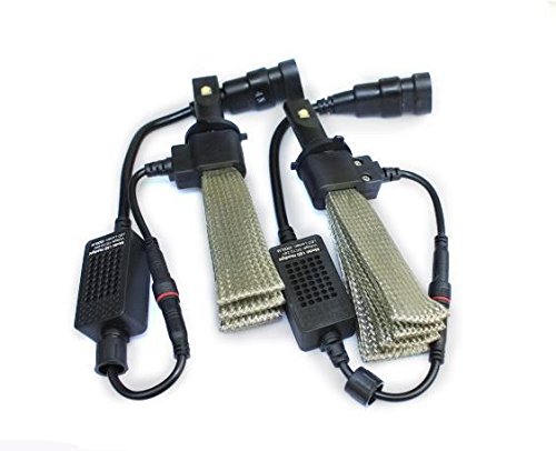 Halo Automotive Premium Fanless H7 LED Conversion Kit – 40w 8,000Lm 6000K White CREE – 2 Year Warranty