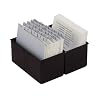 Han-B�roger�te 975-13 Karteibox f�r 450 Karten DIN A5, Polystyrol, 228 x 171 x 102 mm, schwarz