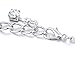 MoYoTo Women's Stylish Sexy Rhinestone Body Belly Chain Waist Chain Belt For Dress (Sliver)