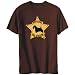 T-Shirt Mens Brown " OFFICIAL Scottish Terrier WALKER " Dogs