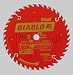 Freud D0740A Diablo 7-1/4 40 Tooth ATB Finishing Saw Blade with 5/8-Inch Arbor, Diamond Knockout, and PermaShield Coating, 10 Pack