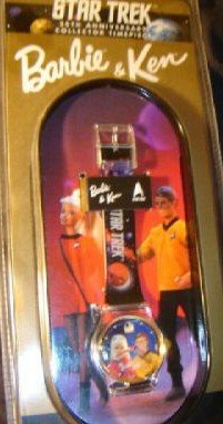 Star Trek 30th Anniversary Barbie and Ken Collectors Watch Star Trek 30th Anniversary Barbie and Ken Collectors Watch