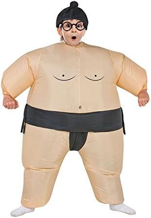 Kids Inflatable Sumo Wrestler Suit Costume for Halloween Purim Dance Party