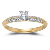 14k Choice of White or Yellow Gold Diamond Ring (1/2 cttw, I-J Color, I2 Clarity)