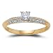 14k Choice of White or Yellow Gold Diamond Ring (1/2 cttw, I-J Color, I2 Clarity)