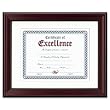 Rosewood Document Frame, Wall-Mount, Wood, 11 x 14