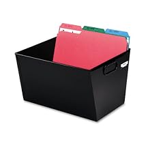 STEELMASTER Steel Posting Tub, Letter Size, 12.13 x 7 x 11.38 Inches, Black (2061TBK)