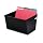 STEELMASTER Steel Posting Tub, Letter Size, 12.13 x 7 x 11.38 Inches, Black (2061TBK)