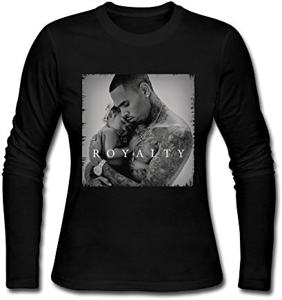 KATOA Women's Chris Brown Cotton Long-Sleeve T-Shirt