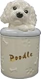 Poodle Collectible Dog Puppy Cookie Jar Container Figurine Statue Art