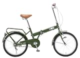 Raychell(レイチェル) 20インチ折りたたみ自転車 オリーブ OF-20R Raychell(レイチェル) 20インチ折りたたみ自転車 オリーブ OF-20R