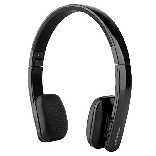 Bluetooth Headphones, Archeer AH08 Wireless Stereo On-Ear Headphones Headsets with Built-in Microphone for iPhone 6s Galaxy S7 Edge Cellphones PC Laptops