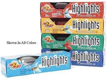 Zoo Med Laboratories AZMHLG15 15-Watt Highlights Incandescent Bulb, Green