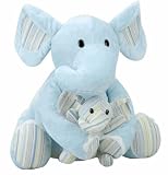 Blue Elephant with Baby ~ 17