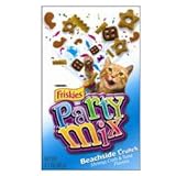 Friskies Party Mix Shrimp,Crab and Tuna Flavor Beachside Crunch Cat Treats