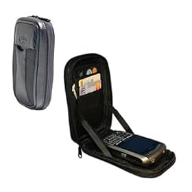 PDA cell phone case with integrated wallet, bluetooth headset pocket and credit card wallet