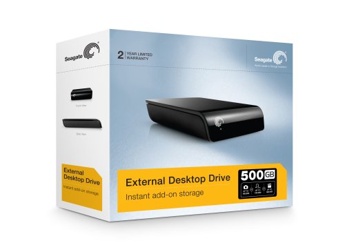 Seagate Expansion 500 GB USB 2.0 Desktop External Hard Drive ST305004EXA101-RK image