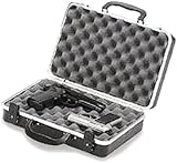 Deluxe 2 Pistol Case Black 14x10 Inch