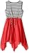 Speechless Girls' Illusion Knee Length Sleeveless Round Neck Hanky