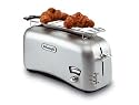 De'Longhi CT03L Argento silver long slot toaster