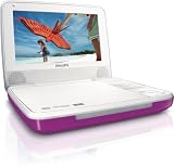 Philips PET741/37 Portable DVD Player with 7-Inch LCD, Purple