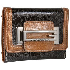 Buy Guess Camden Ladies PA073650 BRN MULTI Brown multi Tri-fold Wallet by GUESS