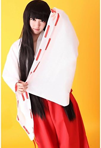 Cosplay white coat sleeve hakama breast ribbon ribbon ribbon waist loincloth [syndrome] full-scale high-quality Miko set of 6 S size A206 (japan import)