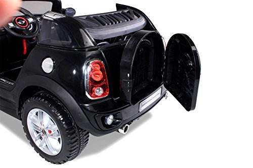 NEU Kinder Elektroauto Lizenzierter Original BMW Mini Beachcomber Lizenziert 2 x 45 Watt Motor Elektro Kinderauto Kinderfahrzeug (schwarz) - 10