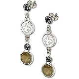 LogoArt New Orleans Saints Crystal Earring