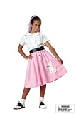 California Costumes Child Pink Poodle Skirt - Medium (Fits sizes 8-10)